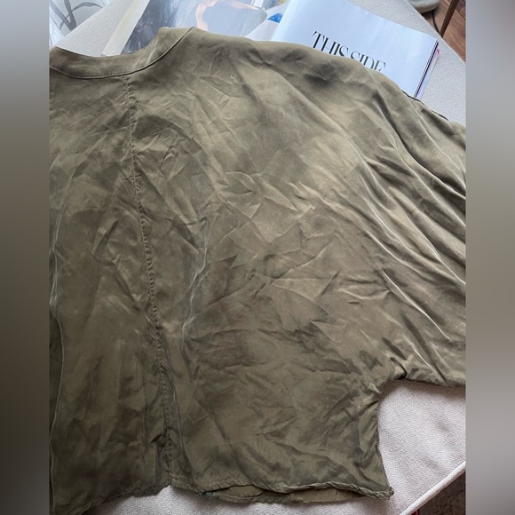 Free People Catalina Kimono In Olive / Army Green OS - Picture 11 of 12